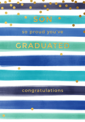 Son Graduation Card