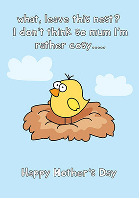 Leave the Nest Mother's Day Card