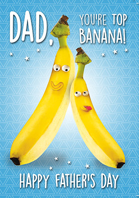 Top Banana Father's Day card