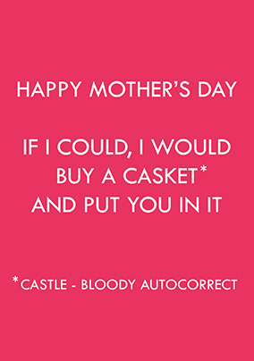 Autocorrect Mother's Day Card