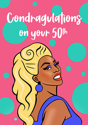 Condragulations on Your 50th Birthday Card