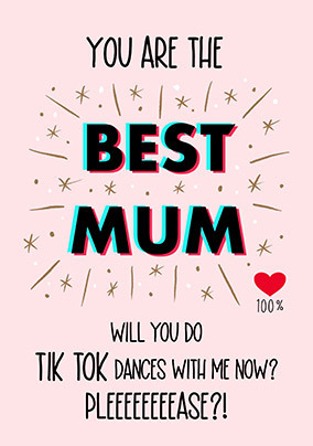 Mothers day Dances Card