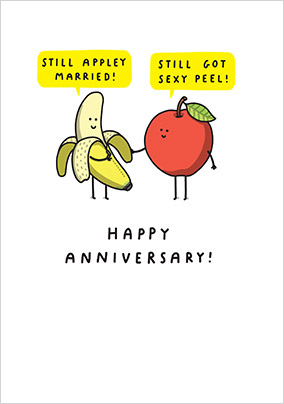 Sexy Peel Anniversary Card