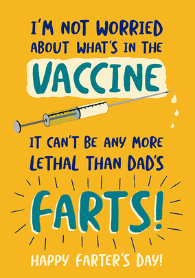No Worse Than Dad's Farts Father's Day Cards