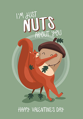 Nuts Valentine Card