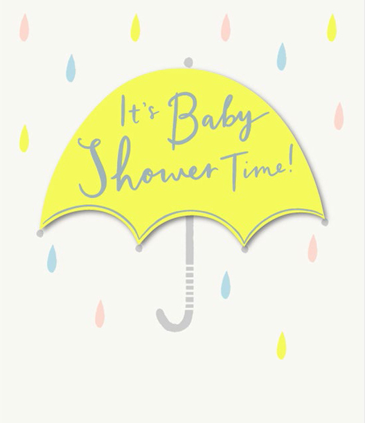 Baby Shower Umbrella Card