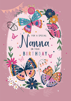 A Lovely Nana Birthday Card