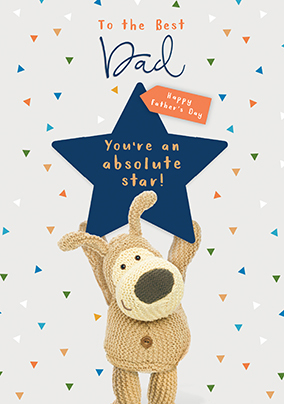 Boofle - Absolute Star Happy Father's Day Card