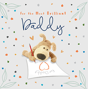 Boofle - Most Brilliant Daddy Father's Day Square Card