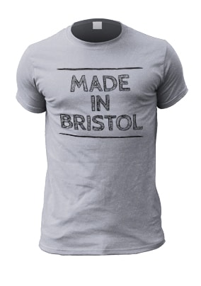 Made in Bristol Adult Personalised T-Shirt