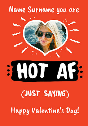 Hot AF Photo Card