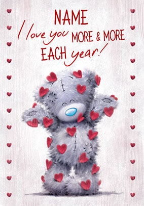 Me To You - Love You More & More Valentine's Card