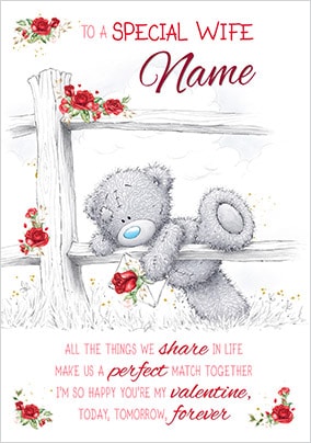 Me To You - Special Wife Forever Valentine Card