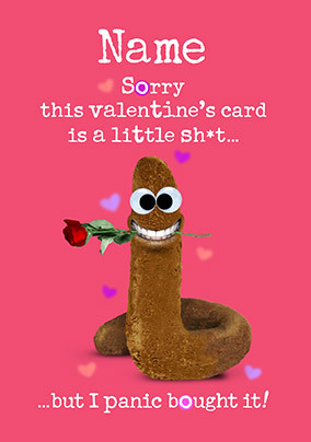 Poo Valentine's Card