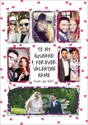 Husband & Forever Valentine Photo Card