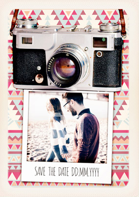 Polaroid Hipster - Save the Date