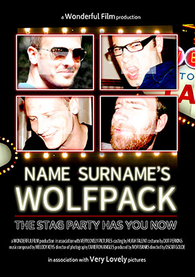 Spoof Photo Upload Wedding Card - Wolfpack