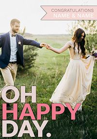 Tap to view Oh Happy Day Wedding Invite