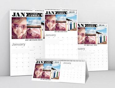 Memories Personalised Photo Family Calendar | Funky Pigeon