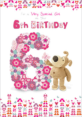 6th Birthday | Kids Birthday Cards | Funky Pigeon