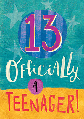 Send Personalised 13th Birthday Cards | Funky Pigeon