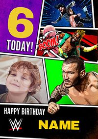 Tap to view WWE - 6th Birthday Photo Card