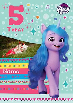 my little pony happy birthday card