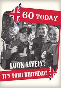 Tap to view Dad's Army - 60 Today Personalised Birthday Card
