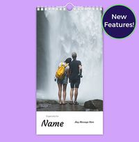 Tap to view Slim Photo Personalised Calendar