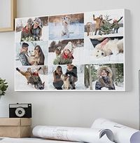 Tap to view 9 Photo Collage Canvas Print - Landscape