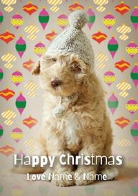 Tap to view Christmas Puppy Personalised Card