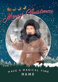 Tap to view Magical Photo Christmas Card - Into The Wild