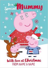 Tap to view Peppa Pig - Mummy Personalised Christmas Card