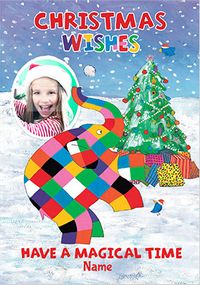 Tap to view Elmer - Christmas Wishes Photo Card