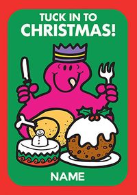 Tap to view Mr Men - Tuck in to Christmas Personalised Card