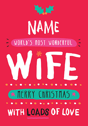 xmas for wife