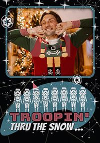 Tap to view Star Wars - Troopin' Through the Snow Photo Christmas Card