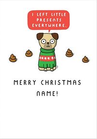Tap to view Little Presents Personalised Christmas Card