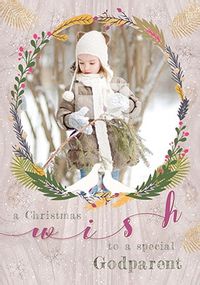 Tap to view Godparent Christmas Wish Photo Card