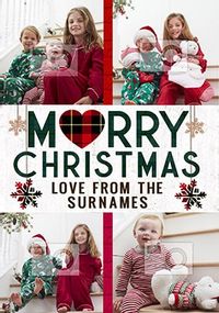 Tap to view Christmas From The Family Multi Photo Card
