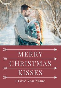 Tap to view Merry Christmas Kisses Photo Card