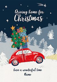 Tap to view Driving Home for Christmas Personalised Card