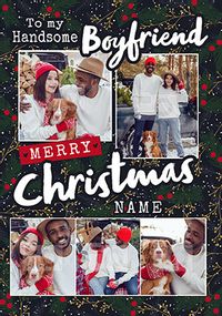 Tap to view Handsome Boyfriend Merry Christmas Photo Card