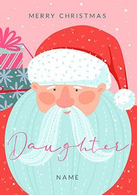 Tap to view Merry Christmas Daughter Santa Personalised Card