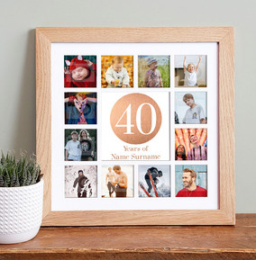 Personalised 40th birthday deals gifts