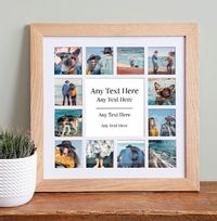 Tap to view Any Text Photo Collage Frame