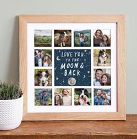 Tap to view Moon and Back Valentines Collage Frame