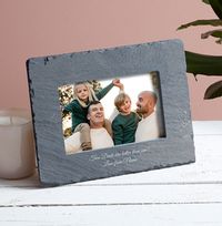 Tap to view Two Dads Are Better Than One Personalised Slate Photo Frame - Landscape