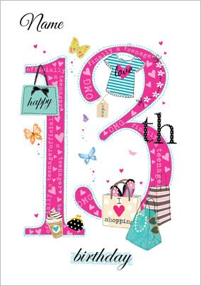 13th Birthday Cards | Funky Pigeon