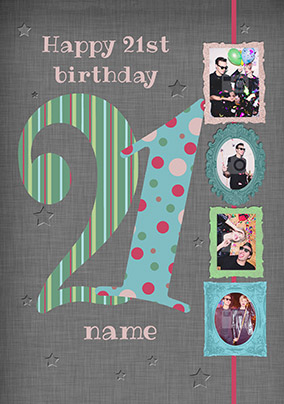21st birthday card ideas for a boy